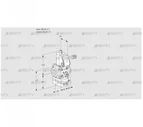 VAD125R/NW-100A (88003655) Газовый клапан с регулятором давления Kromschroder