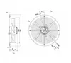 Осевой вентилятор ebmpapst W2D300CP0231