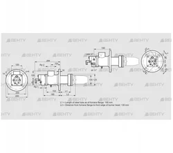 BIC 100RML-100/135-(112)E (84033322) Газовая горелка Kromschroder