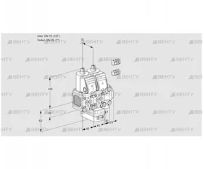 VCD1E15R/25R05FND-50VWR3/PPPP/PPPP (88101557) Регулятор давления Kromschroder