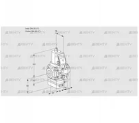 VAG1T25N/25N05GAVQGR/PP/PP (88100797) Газовый клапан с регулятором соотношения Kromschroder