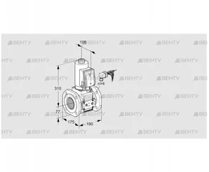 VAS665F05NWGRE/PP/PP (88205312) Газовый клапан Kromschroder