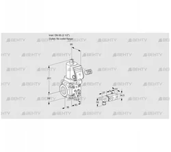 VAS365/-R/NWSR (88008014) Газовый клапан Kromschroder