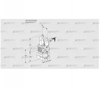 VAD3-/50R/NW-50A (88031142) Газовый клапан с регулятором давления Kromschroder