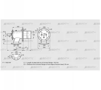 ZIO 200HM-100/35-(24)D (84277111) Газовая горелка Kromschroder