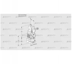 VAD1-/20R/NWSR-100A (88019828) Газовый клапан с регулятором давления Kromschroder