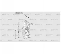 VAD240R/NQSR-50A (88012661) Газовый клапан с регулятором давления Kromschroder