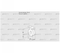 BVA40/25Z05 (88300113) Дроссельная заслонка Kromschroder