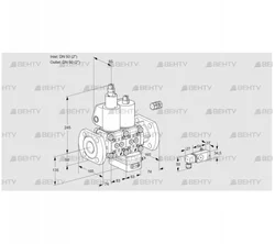 VCV3E50F/50F05LVKWL/MM-4/PP3- (88103777) Клапан с регулятором соотношения Kromschroder