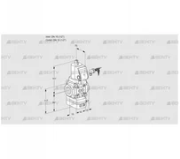 VAD115R/NWSR-100B (88017053) Газовый клапан с регулятором давления Kromschroder