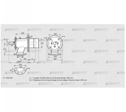 ZIO 165HB-500/435-(18)D (84246154) Газовая горелка Kromschroder