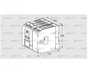 BCU570QC1F1U0K2-E (88660937) Блок управления горением Kromschroder