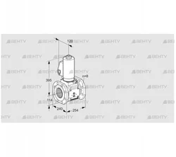 VAS9T125A05NAGLB/PP/PP (88206836) Газовый клапан Kromschroder