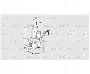 VAS665F05LQB/PP/MM (88207278) Газовый клапан Kromschroder