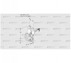 VAS240/-R/NK (88021751) Газовый клапан Kromschroder