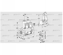 VCS780F05NNWR3E/3-Z-/4-2P (88207417) Сдвоенный газовый клапан Kromschroder