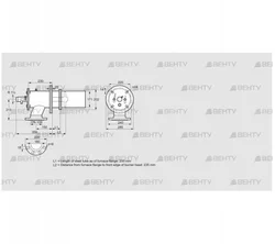 ZIC 165RB-200/235-(17)D (84246536) Газовая горелка Kromschroder