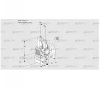 VAH2E25R/40F05FHEVWR/PP/PP (88102390) Клапан с регулятором расхода Kromschroder