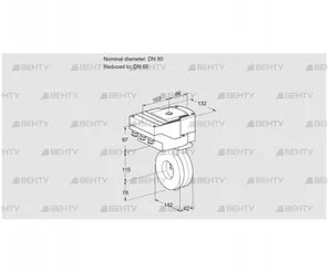 IBA80/65Z05/20-60W3TR10 (88300722) Дроссельная заслонка Kromschroder