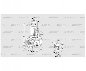 VAS6T65A05LQGRB/4-/PP (88205079) Газовый клапан Kromschroder