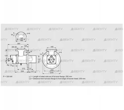 BIO 125RM-250/235-(14)E (84023036) Газовая горелка Kromschroder