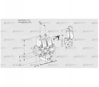 VCH2E40R/40R05NHEVWR/PPPP/PPBS (88105619) Клапан с регулятором расхода Kromschroder