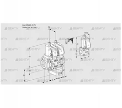 VCG1E20R/20R05NGEWGR/PPPP/PPZS (88105980) Клапан с регулятором соотношения Kromschroder