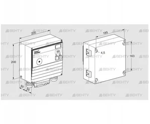 BCU460-5/1LW3GBP (88610197) Блок управления горением Kromschroder