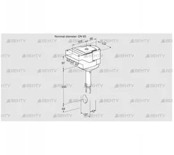 IBH65W01A/40A2A (88302101) Дроссельная заслонка Kromschroder