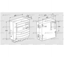 BCU460W8P2C0D0000K2E1-/LM400WF3O1E1- (88680221) Блок управления горением Kromschroder