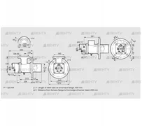 BIO 125RML-450/235-(18)EB (84199060) Газовая горелка Kromschroder