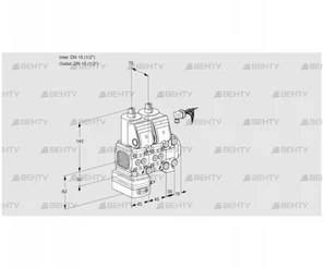 VCD1E15R/15R05FD-25NVWR/PPPP/PPPP (88103846) Регулятор давления Kromschroder