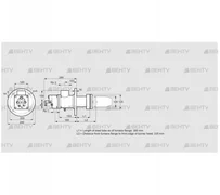 BIC 100RB-300/335-(109)E (84033249) Газовая горелка Kromschroder