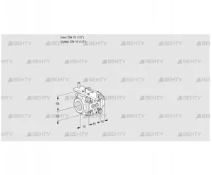 VFC1T15/15N05-20PPPP (88300735) Регулирующий клапан Kromschroder