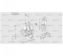 VCG1E20R/20R05NGEWR/2--3/ZSPP (88103033) Клапан с регулятором соотношения Kromschroder