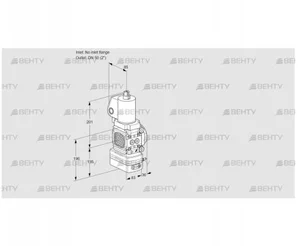 VAD3T-/50N/NQGL-100A (88033100) Газовый клапан с регулятором давления Kromschroder