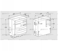 BCU460W2P2C0D1000K1E1-/LM400WF1O0E1- (88680335) Блок управления горением Kromschroder