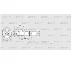 BIC 100RB-600/635-(109)E (84033279) Газовая горелка Kromschroder