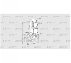 VK 80F10T5A6L3DS2 (85311192) Газовый клапан с приводом Kromschroder