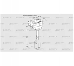 IBH50Z01A/20-60W3E (88301736) Дроссельная заслонка Kromschroder