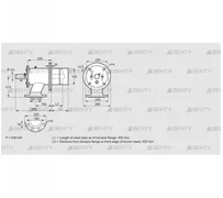 ZIO 165RM-450/435-(26)D (84246258) Газовая горелка Kromschroder