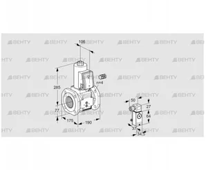 VAS665F05NW3E/P2/PP (88203525) Газовый клапан Kromschroder