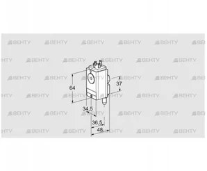 DG 60VC4-5W (84448280) Датчик-реле давления газа Kromschroder