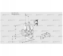 VCG1E15R/15R05NGEWR6/3-PP/1-PP (88102823) Клапан с регулятором соотношения Kromschroder