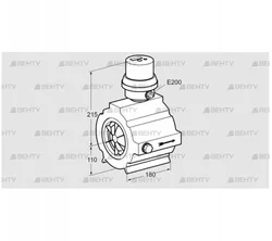 DE 650Z150-40B (03352392) Расходомер Kromschroder