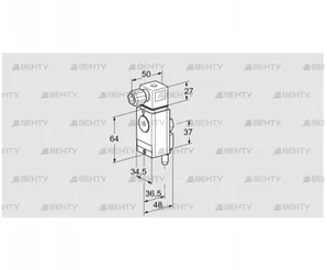 DG 60/150VC4-6W (84448933) Датчик-реле давления газа Kromschroder