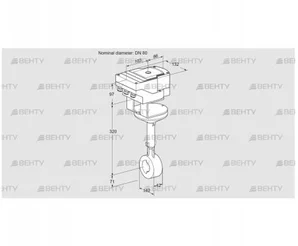 IBHR80Z01A/40A2D (88302739) Дроссельная заслонка Kromschroder