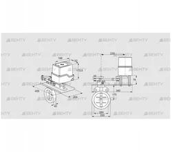 IDR200Z03D450GDW/50-30W20E (88302862) Дроссельная заслонка Kromschroder