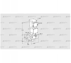 VK 125F10T5HA93S2F (85315512) Газовый клапан с приводом Kromschroder