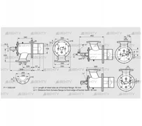 ZIO 200KBL-50/35-(38E)D (84199215) Газовая горелка Kromschroder